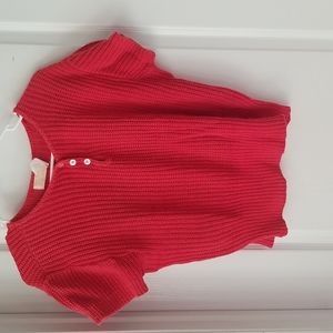 Vintage rust/poppy colored sweater